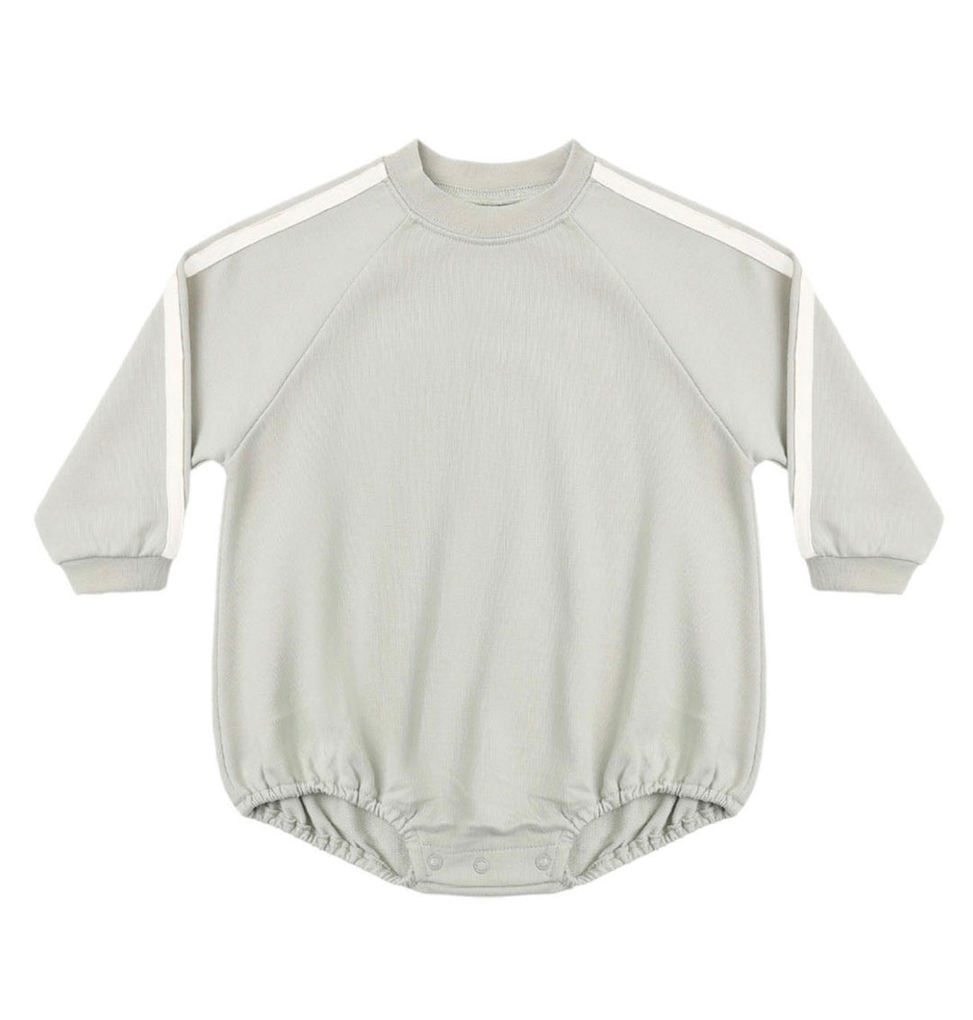 Boys Crew Neck Romper | Sage