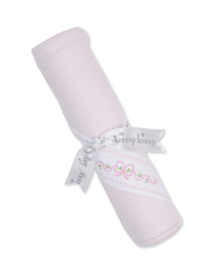Girls Blanket | Classic Treasures Bow Pink