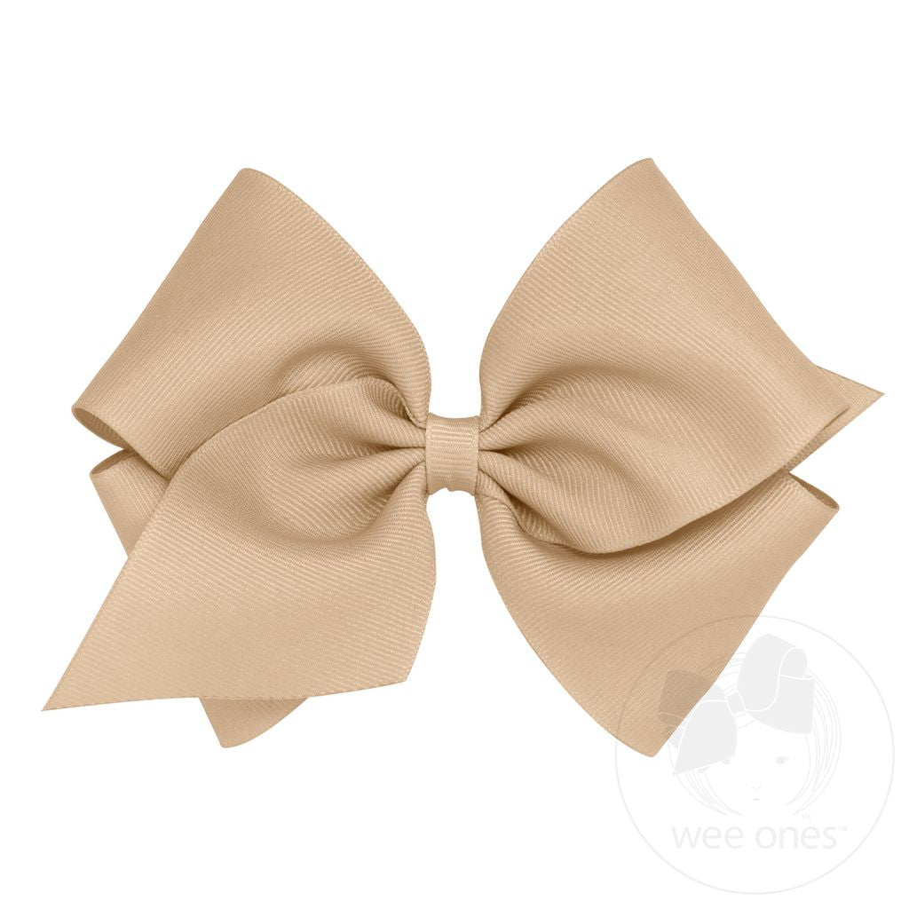 King Classic Grosgrain Hair Bow (Plain Wrap)