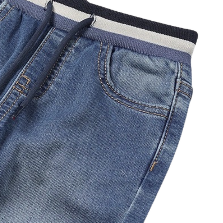 Soft Denim Infant Boys Jean Joggers