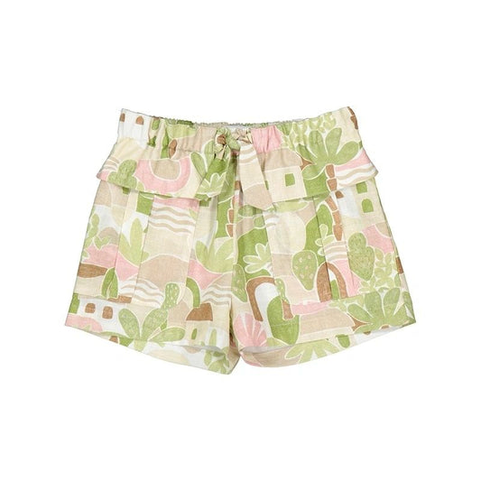 Mayoral Girls Sage Pink Shorts: 5,9