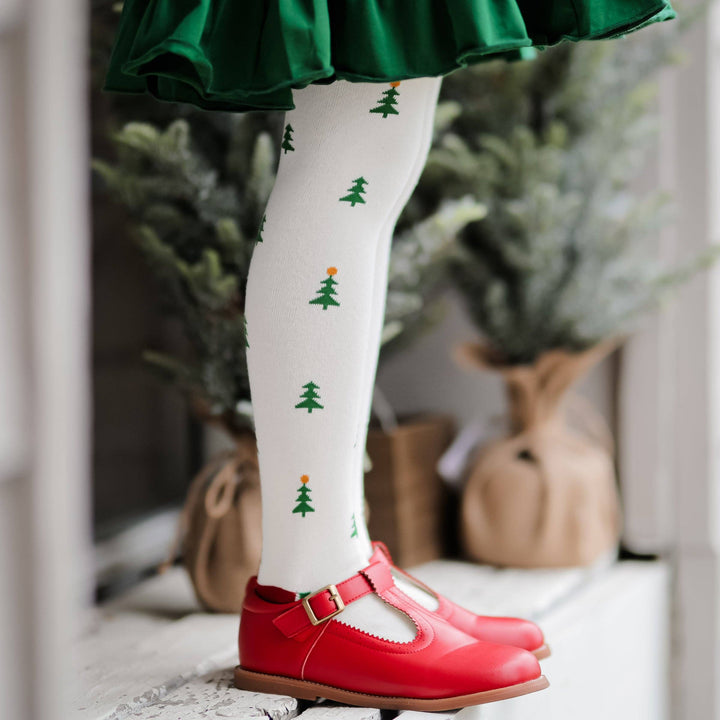 Little Stocking Co. - Christmas Tree Knit Tights