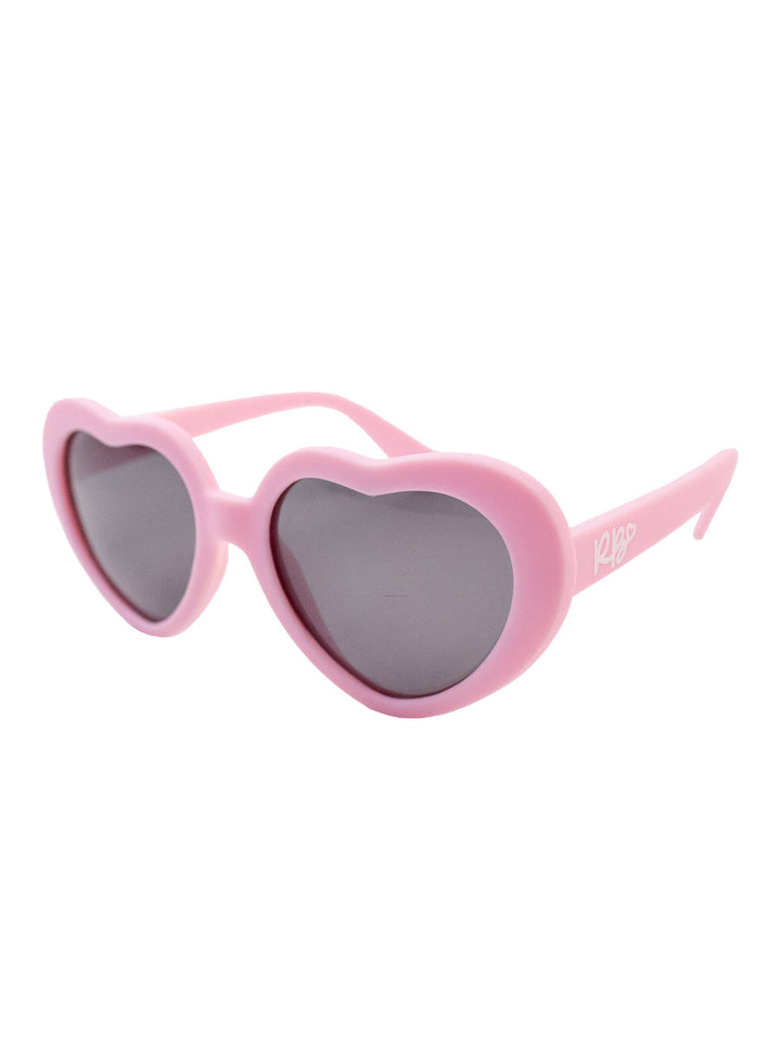 Girls Pink Heart Shaped Sunglasses