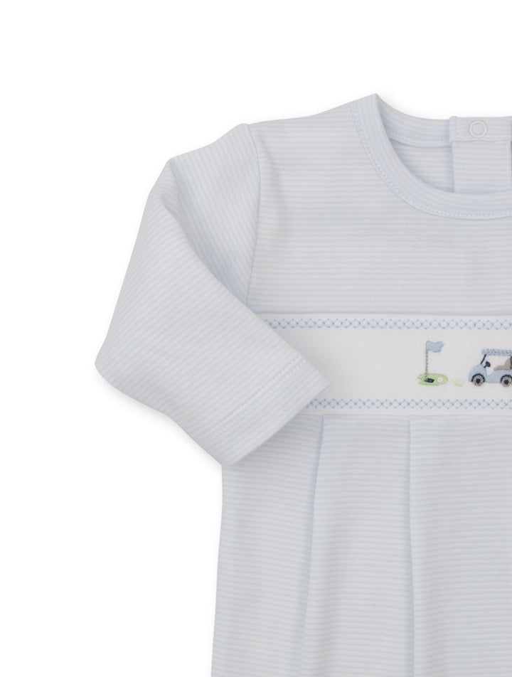 Premier Fairway Foursome Light Blue Baby Boy Footie
