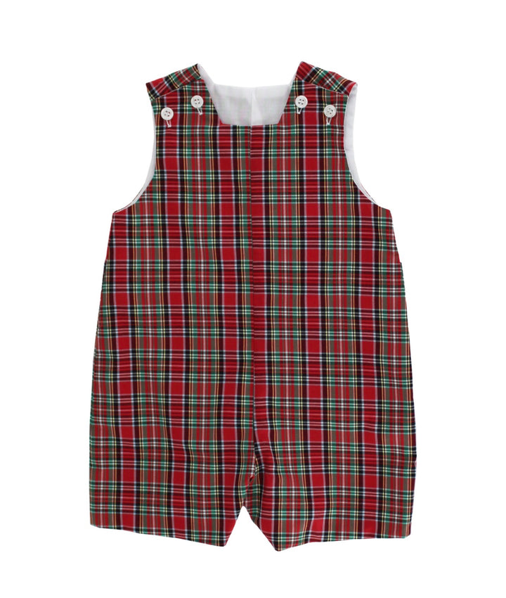 Tartan with Navy Cord John John Short w/ Tab