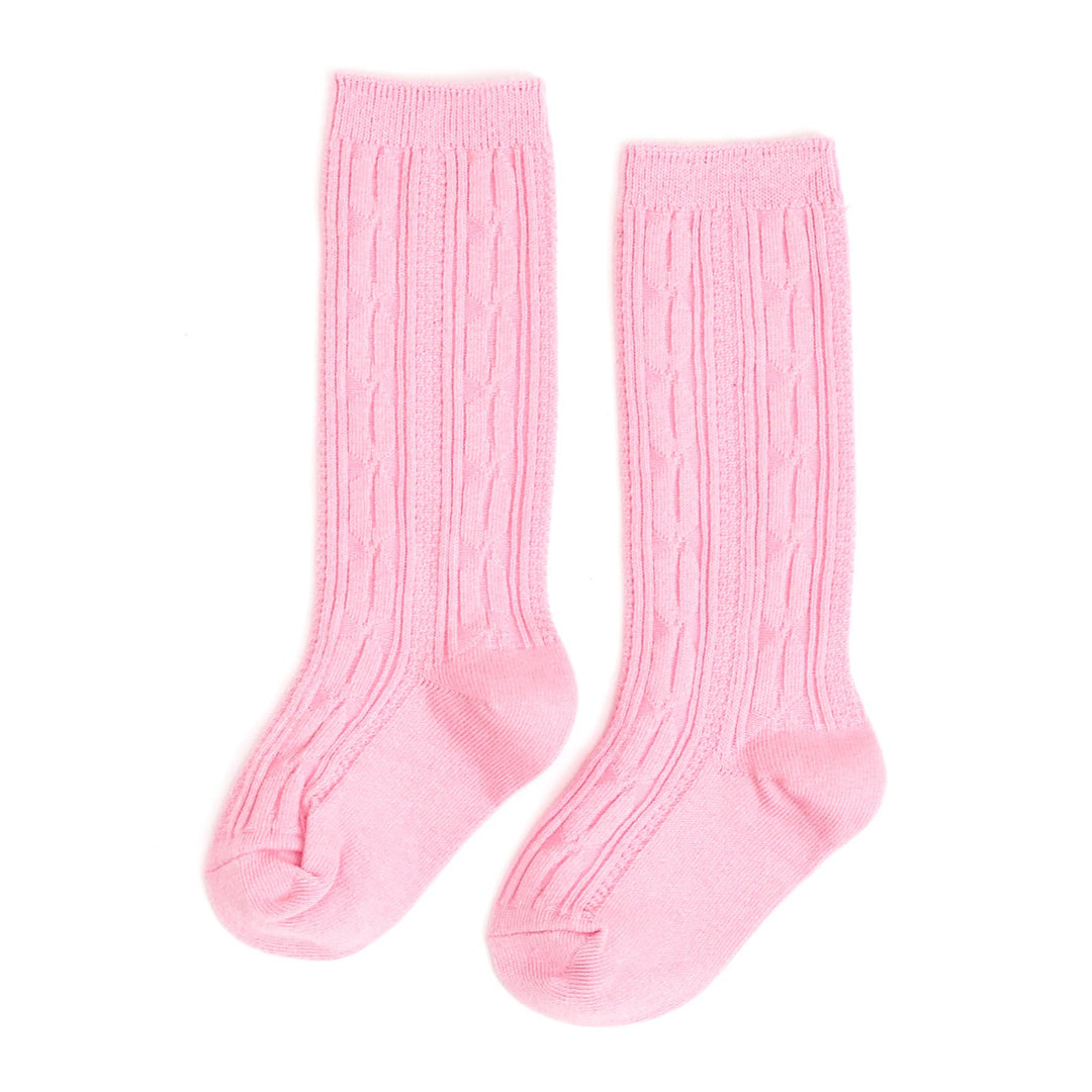 Little Stocking Co. - Blossom Cable Knit Knee Highs