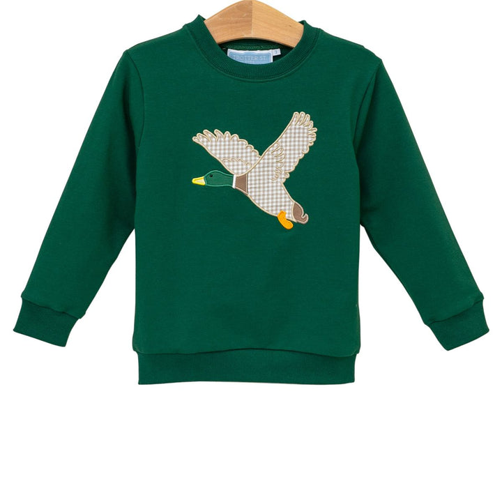 Trotter Street Boys French Terry Pullover - Mallard