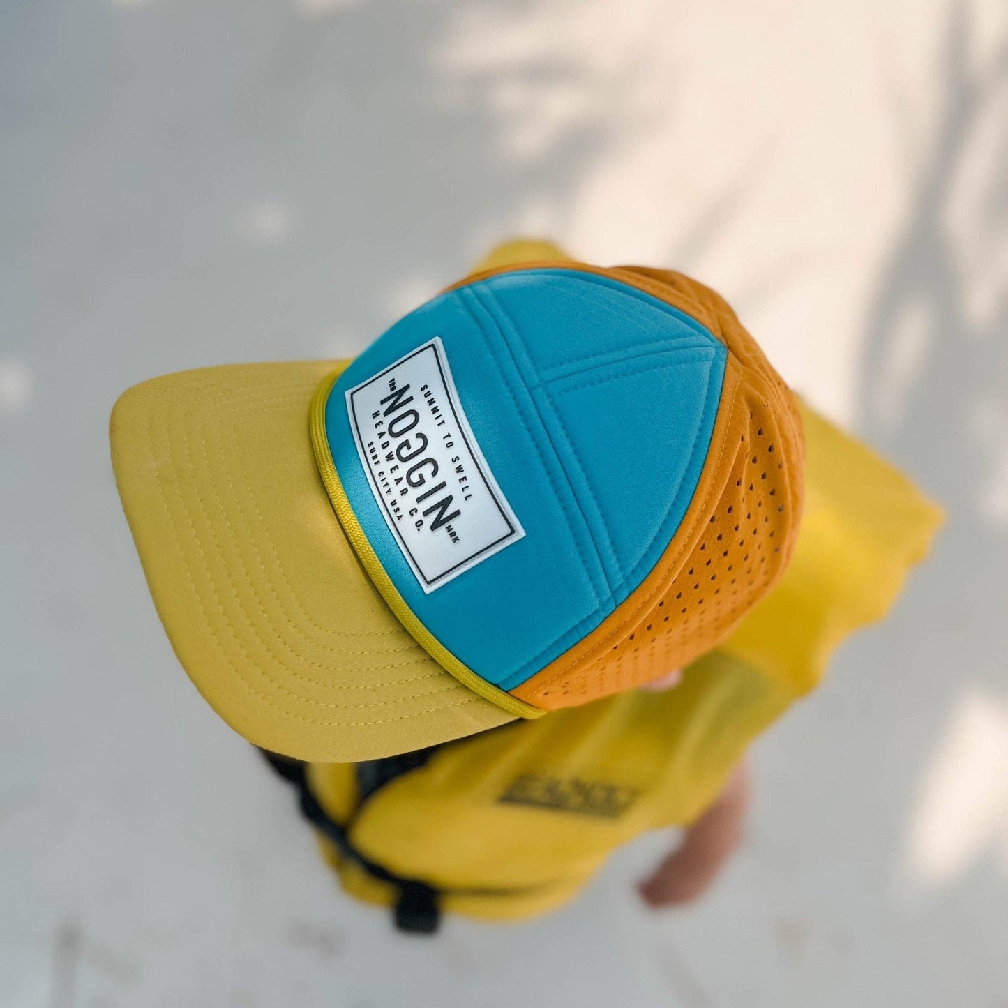 Water Friendly Trucker Hat - Theo Seven Panel: NO STRAP