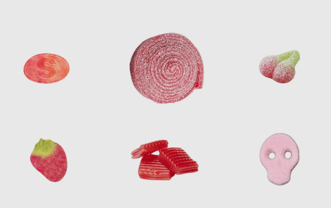 Swedish Candy Mix | Peach, Strawberry, Cherry 6oz.
