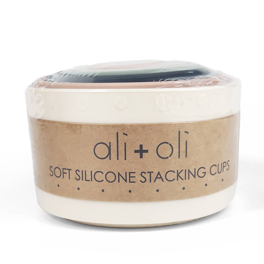 Silicone Stacking Cups with Shapes