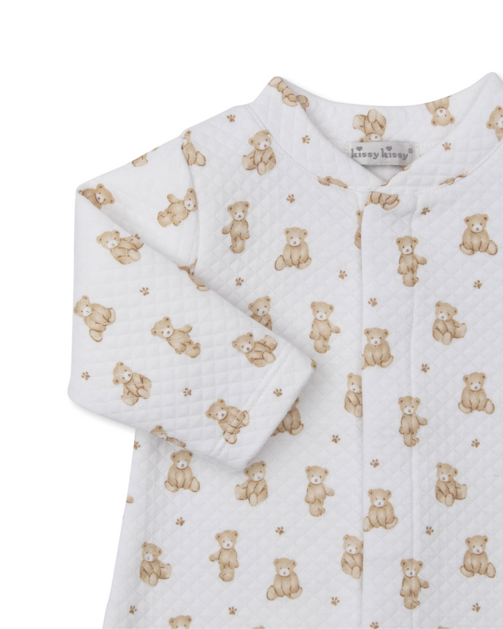 Teddy Bear Time Brown Jacquard Convertible Gown