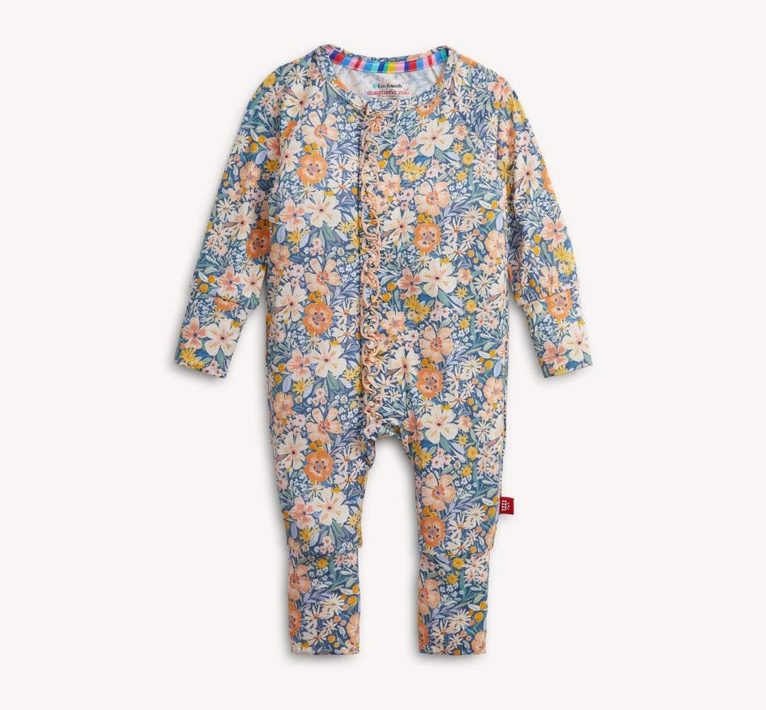 Floral Ruffle Convertible Coverall