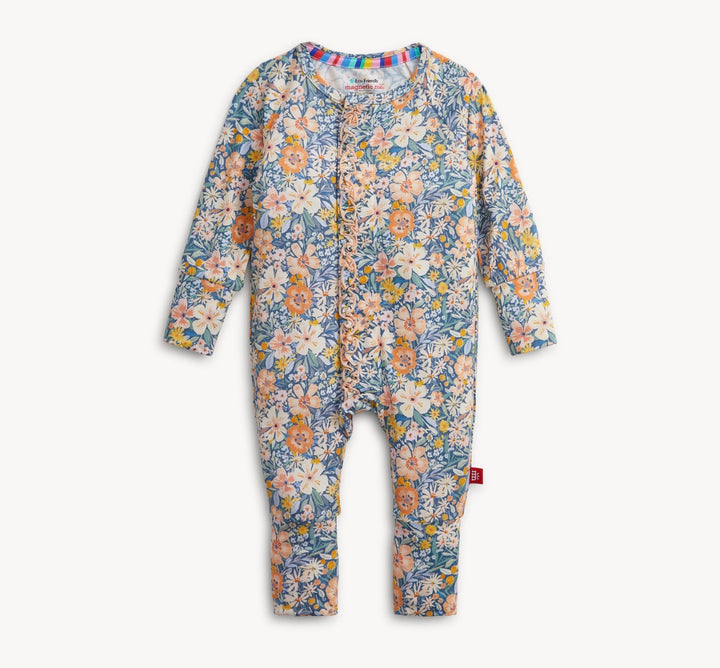 Floral Ruffle Convertible Coverall