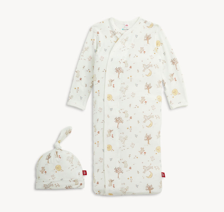 Bedtime Rhymes Gown + Hat Set