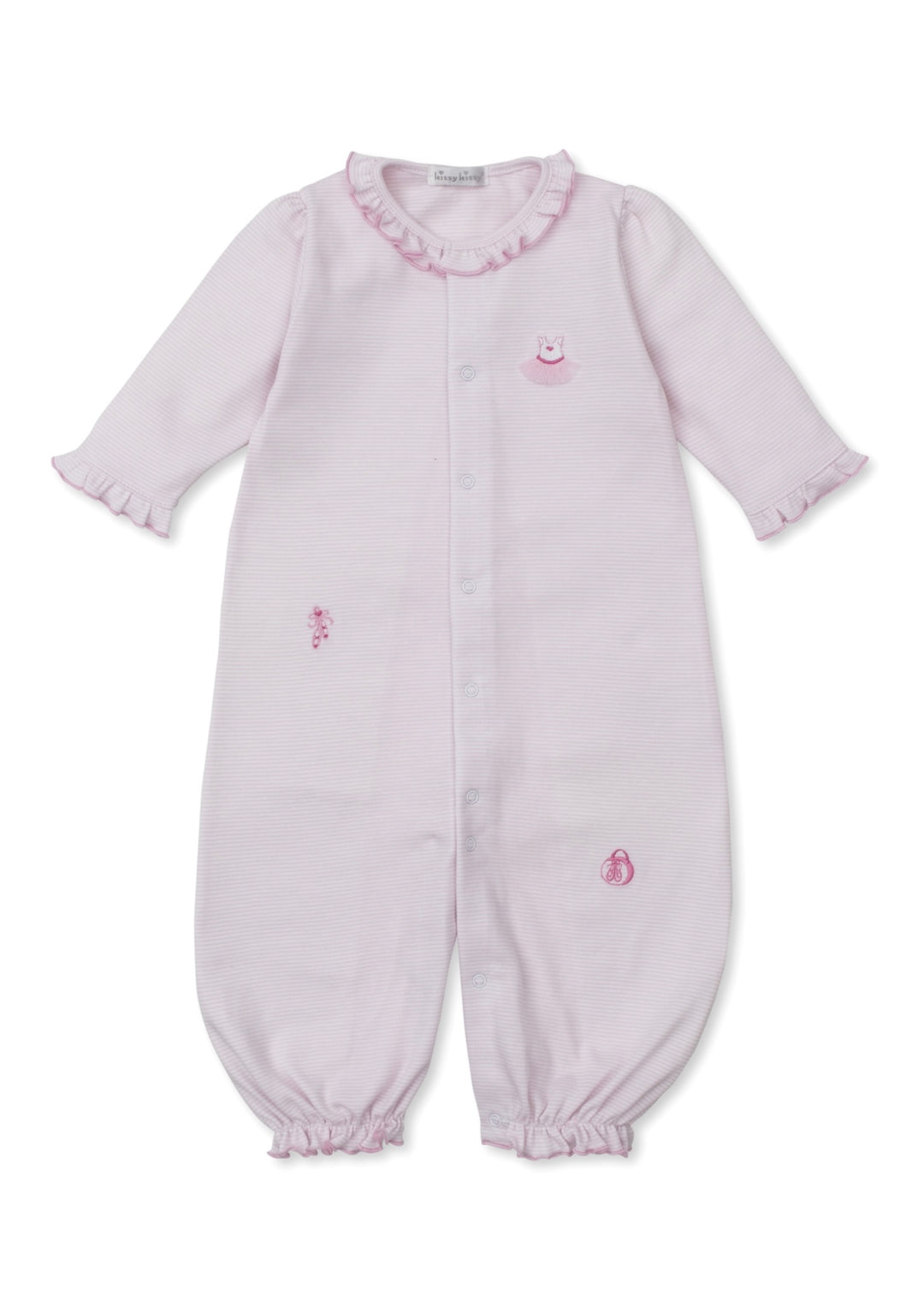 Ready to Dance Embroidered Infant Converter Gown