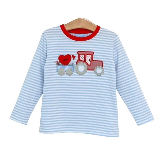 Heart Tractor Valentine’s Day Boys Shirt: 2,3
