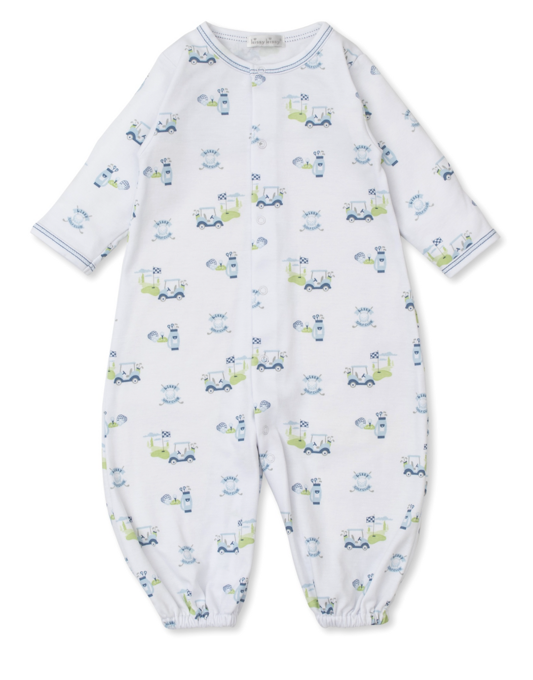 Kissy Golf Club Infant Converter Gown - Blue