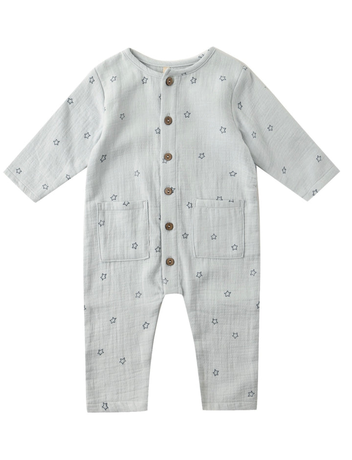 Baby Boys Pocket Woven Jumpsuit | Twinkle