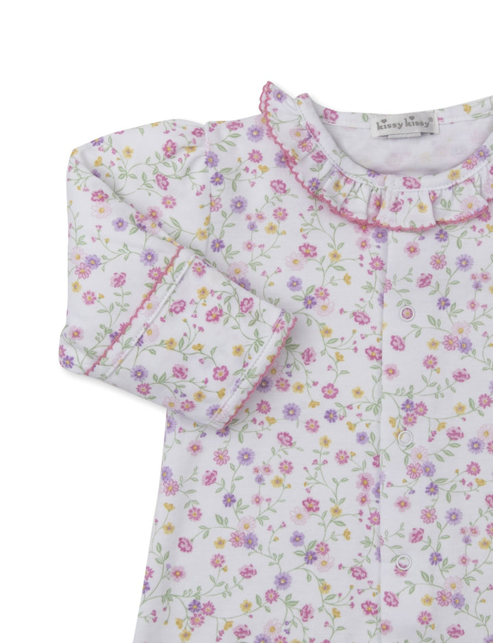 Autumn Gardens Zipped Footie