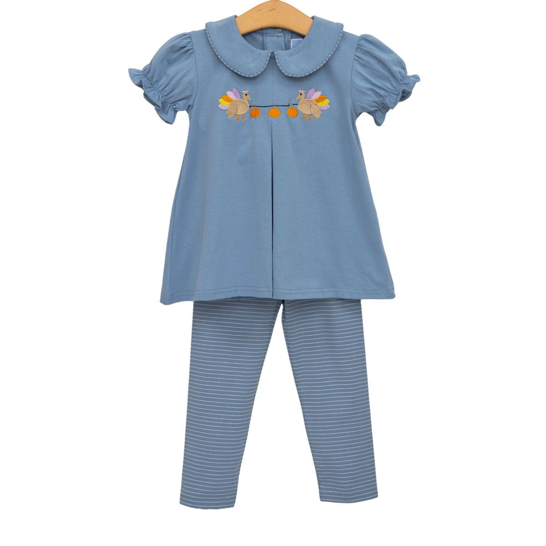 Girls Turkey Peter Pan Pant Set