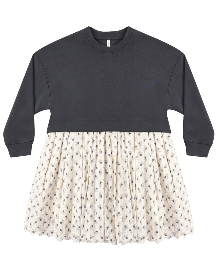 Girls Sweatshirt Dress | Vintage Fleur