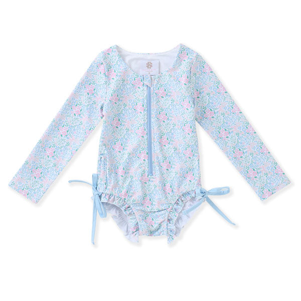 Floral One-Piece Rashguard
