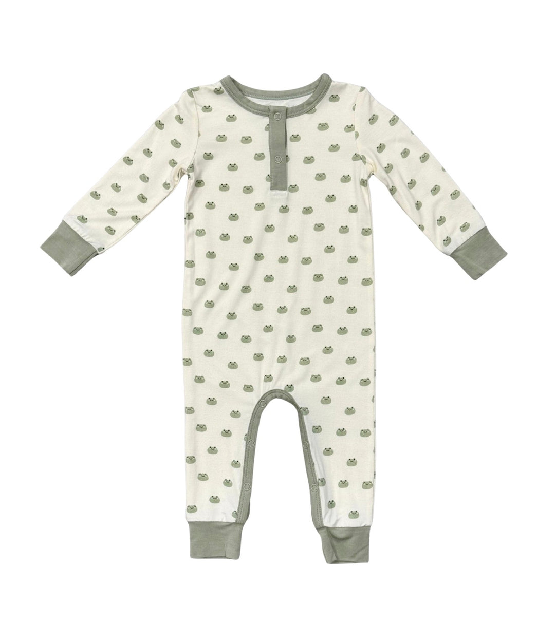 Baby Boy Footie Romper | Miniature Frogs