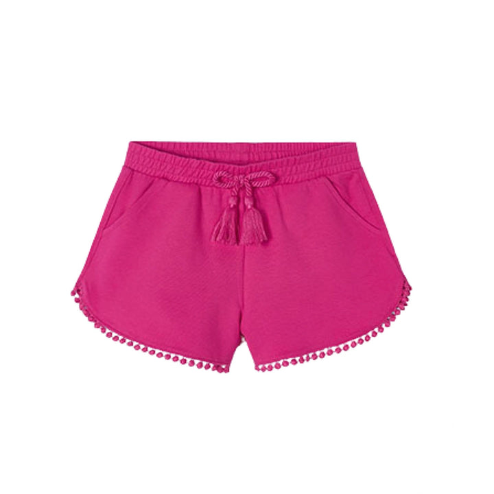 Mayoral Girls Chenille Shorts - Fuschia: 7