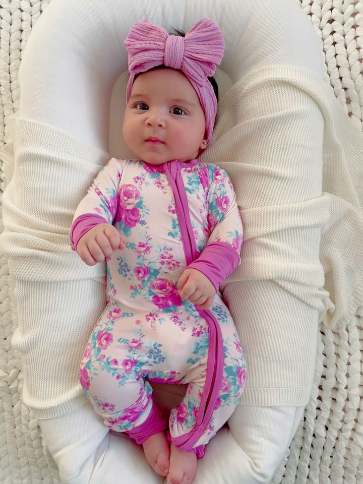 Bamboo Zip Romper | Garden Secrets