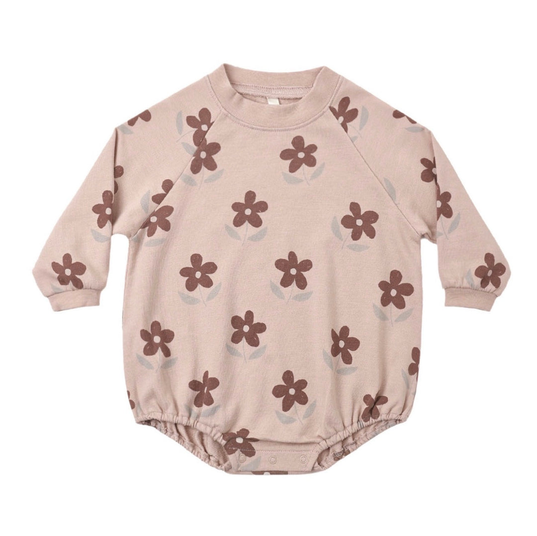 Girls Crew Neck Romper | Daisy