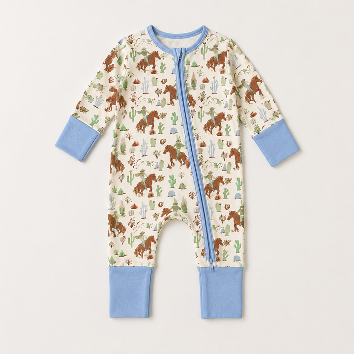 Saddle Up Cowboy Bamboo Convertible Pajamas