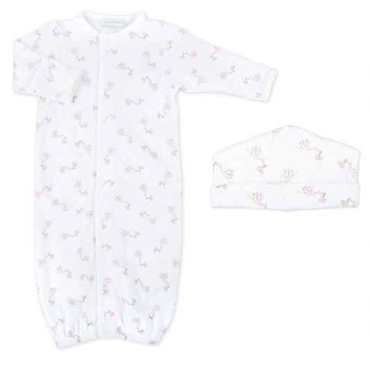 Worth the Wait Essentials Pink Infant Converter Gown and Hat