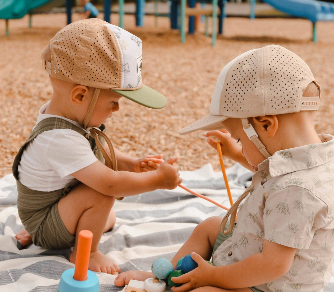 Water Friendly Trucker Hat - Knox Style: (3-12M, 1-7Yrs.) W/ CHIN STRAP