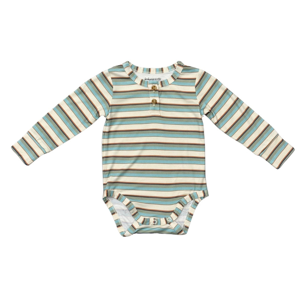 Baby Boy L/S Henley Bodysuit