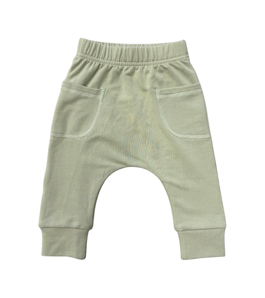 Baby Boy Pocket Pants | Sage