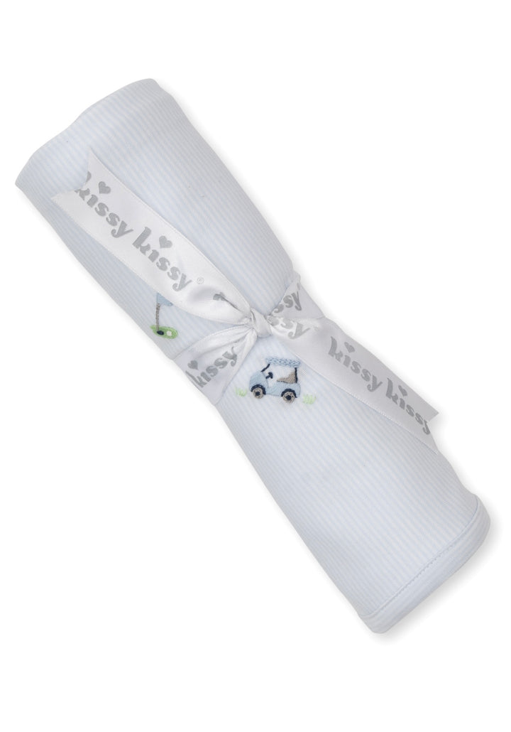 Premier Fairway Foursome Light Blue Baby Boy Blanket