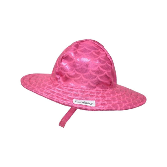 Mermaid Shimmer Pink Girls Swim Hat