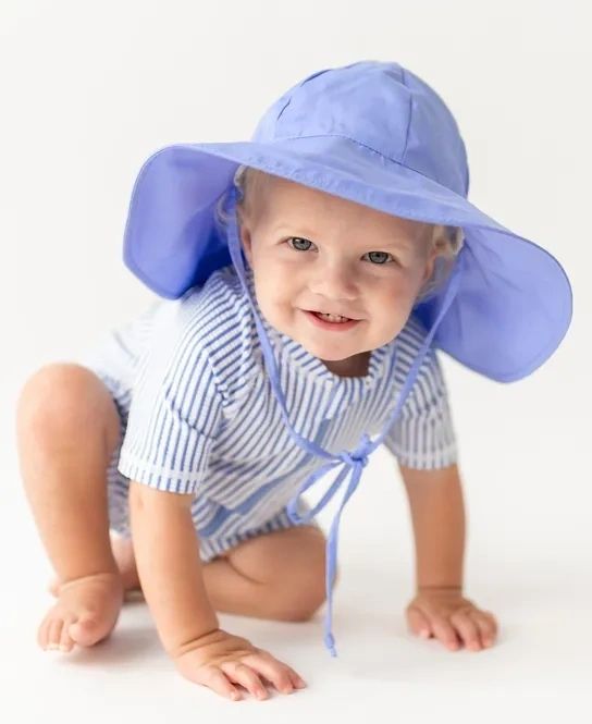 Kids Sun Protective Hat - Periwinkle