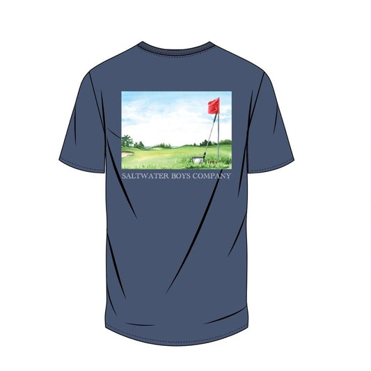 Boys Short Sleeve Golf Pocket Tee T-Shirt