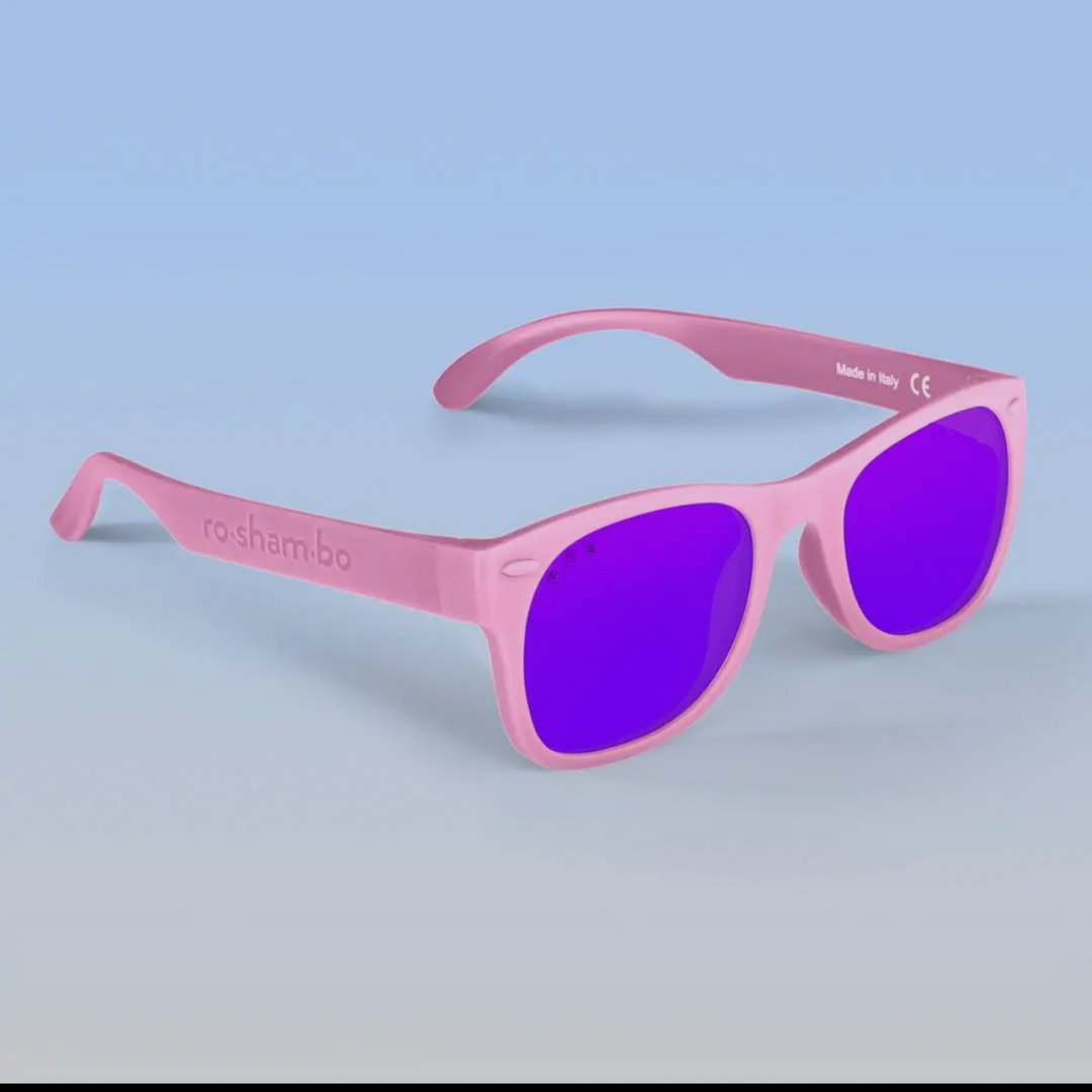 Light Pink Sunglasses Purple Polarized Lens