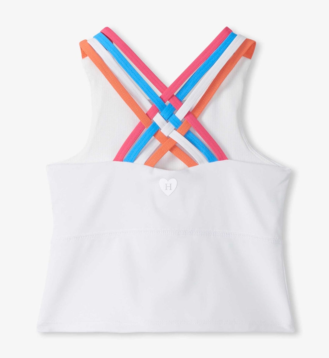 White Strappy Active Tank