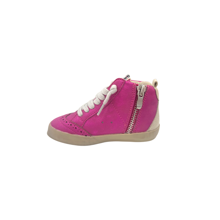 Paulina Toddler Bright Pink Mid Top