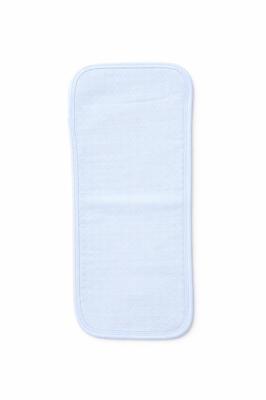 3-Piece Baby Gift Set: Blanket, Burp, Bib | Pearl Blue