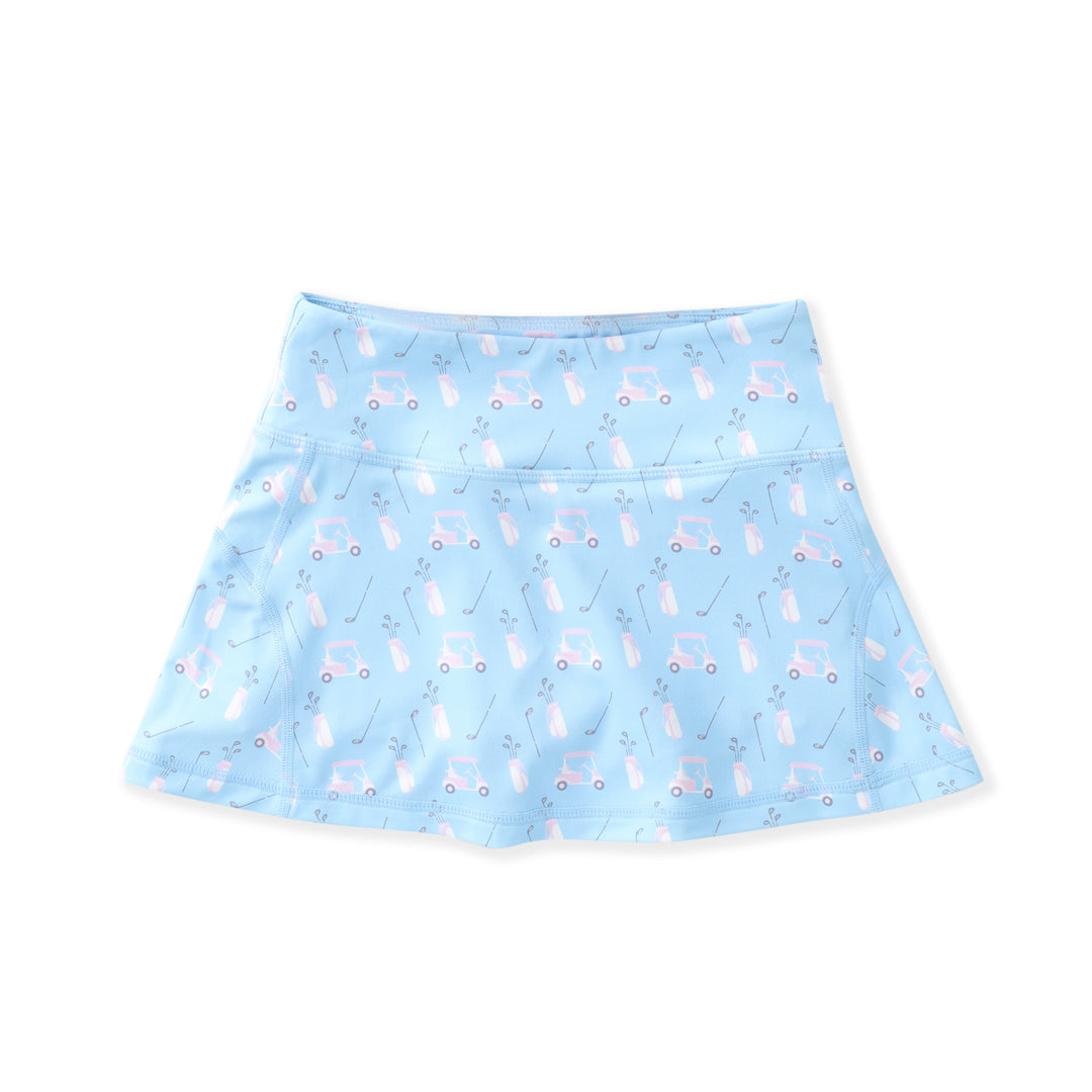 Blue Fairway Tennis Skirt