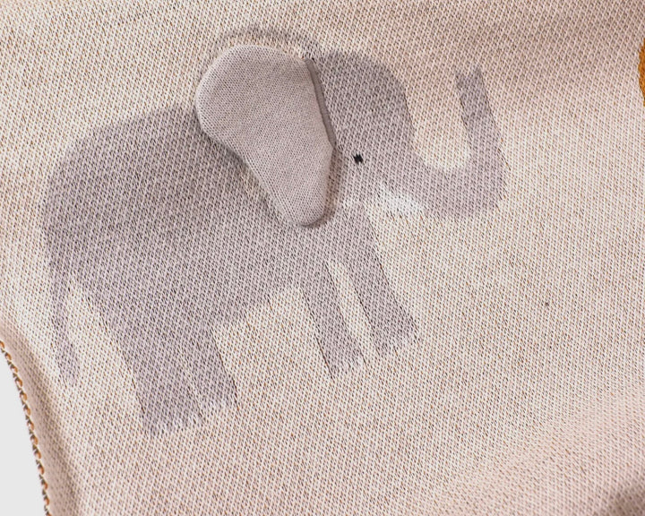 Savannah - 3D Jacquard Sweater Knit Baby Blankets (Organic Cotton) Size:One Size