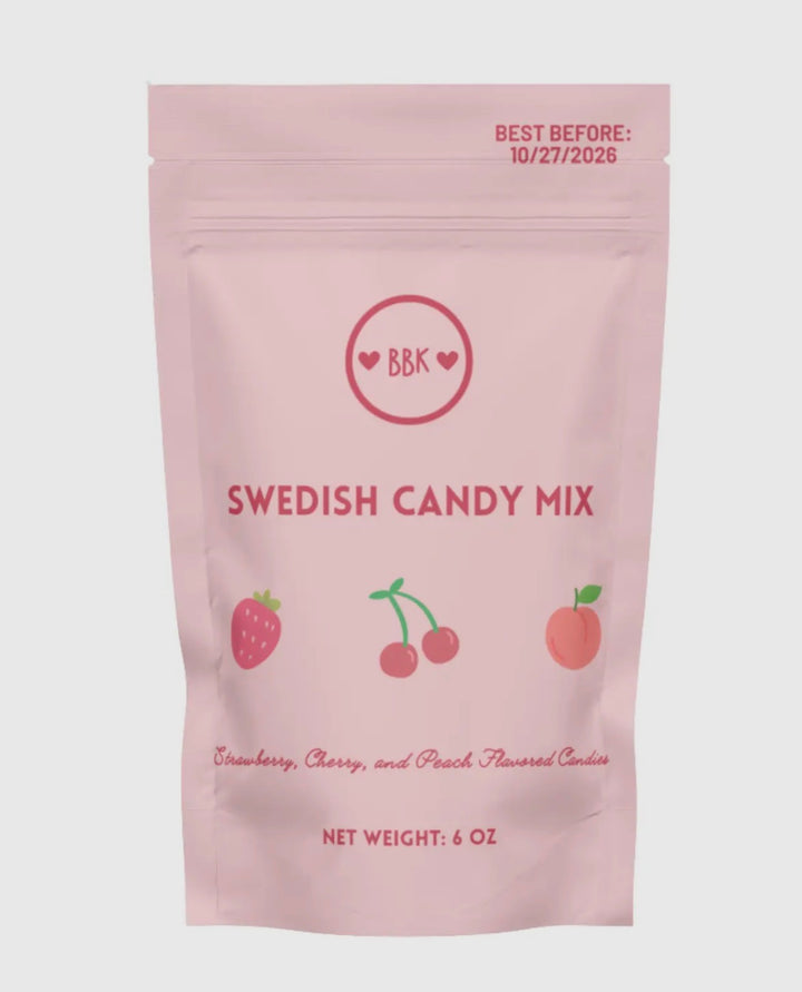 Swedish Candy Mix | Peach, Strawberry, Cherry 6oz.