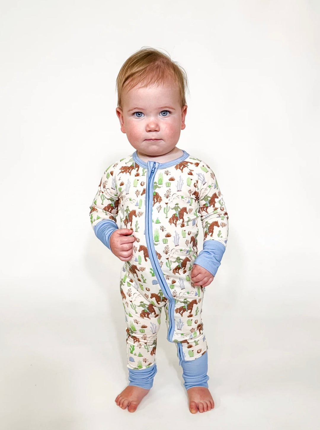 Saddle Up Cowboy Bamboo Convertible Pajamas