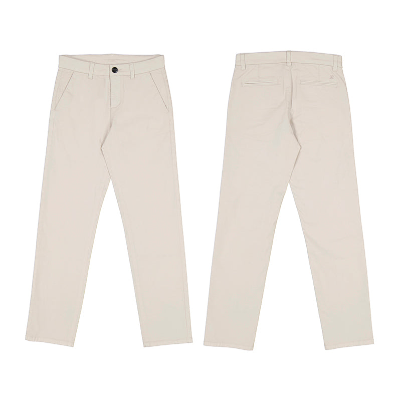 Boys Basic Trousers - Bone