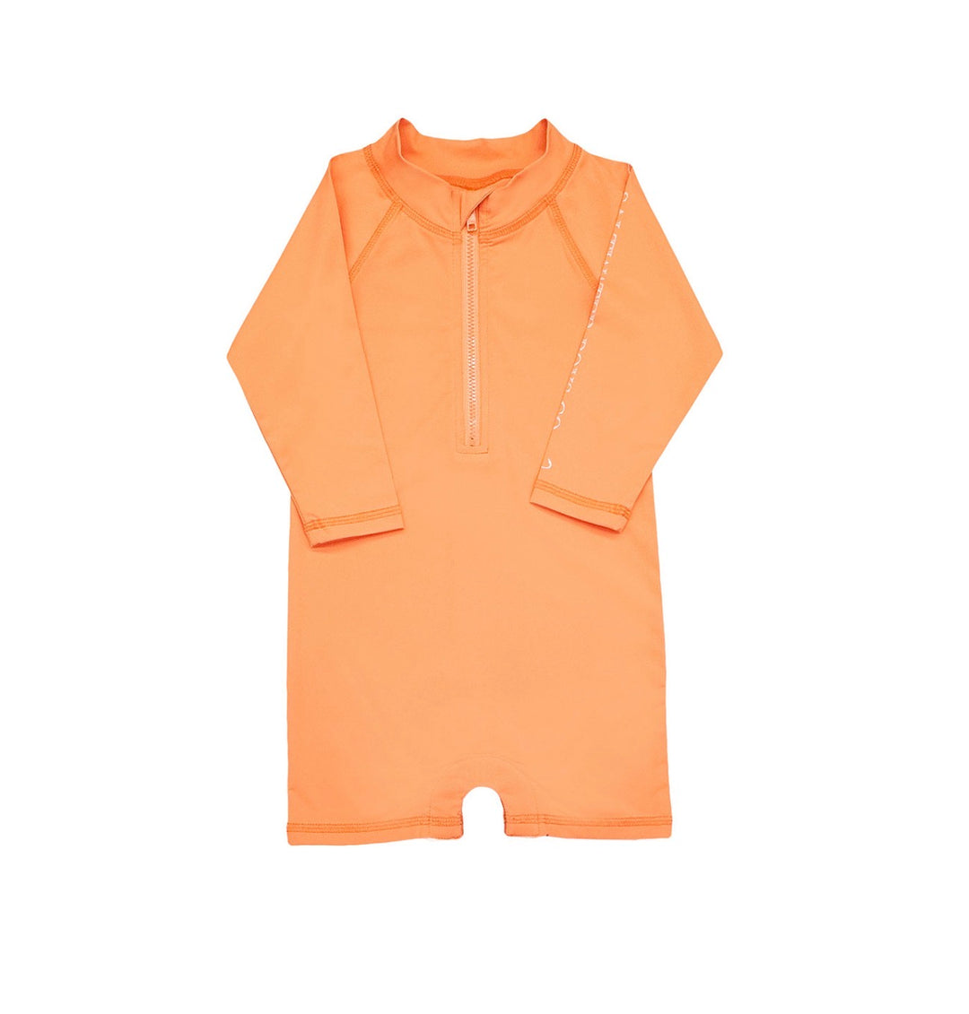 Tybee Rashguard Romper | Coral