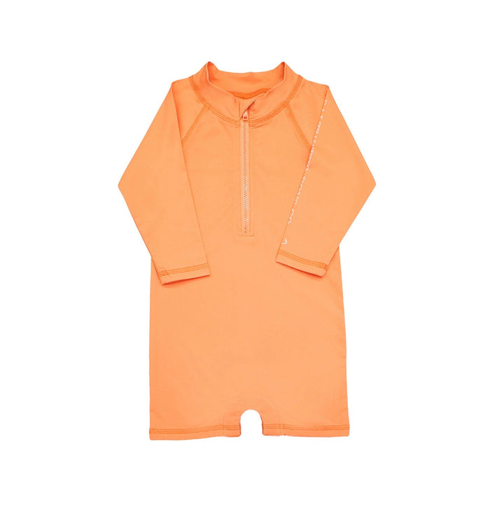 Tybee Rashguard Romper | Coral